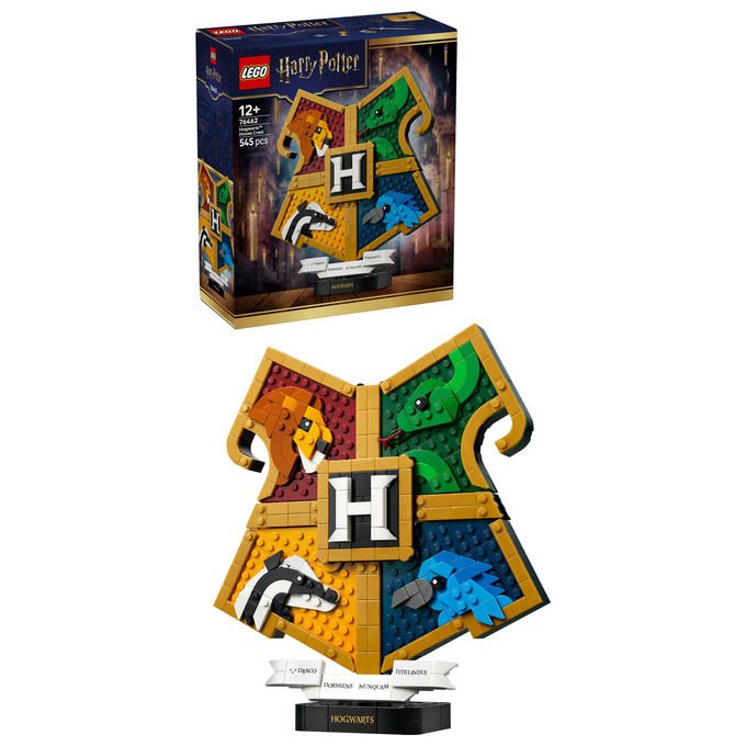 Lego 76462 Harry Potter Set da costruzione Stemma della Casa di Hogwarts 545 pezzi da 12 anni colore Multicolore