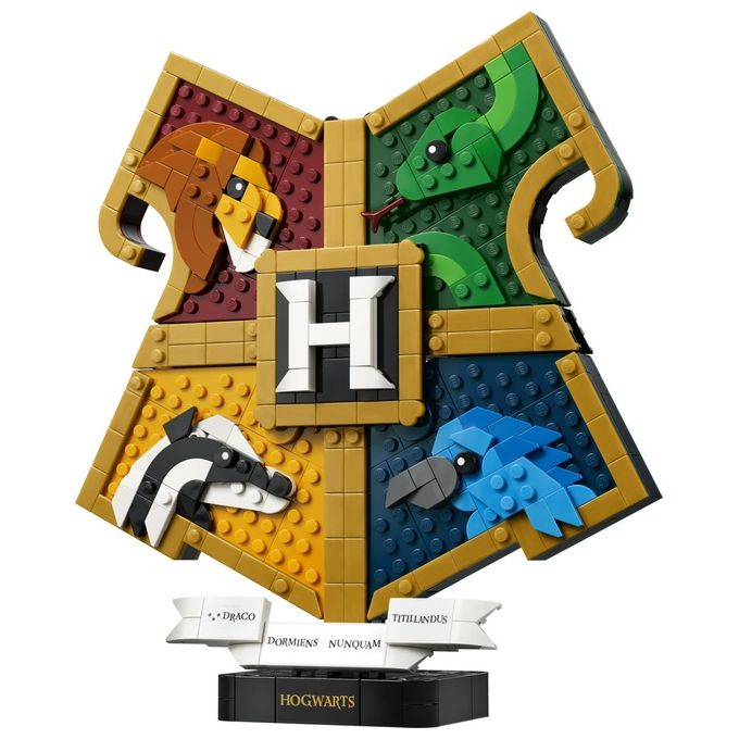 Lego 76462 Harry Potter Set da costruzione Stemma della Casa di Hogwarts 545 pezzi da 12 anni colore Multicolore