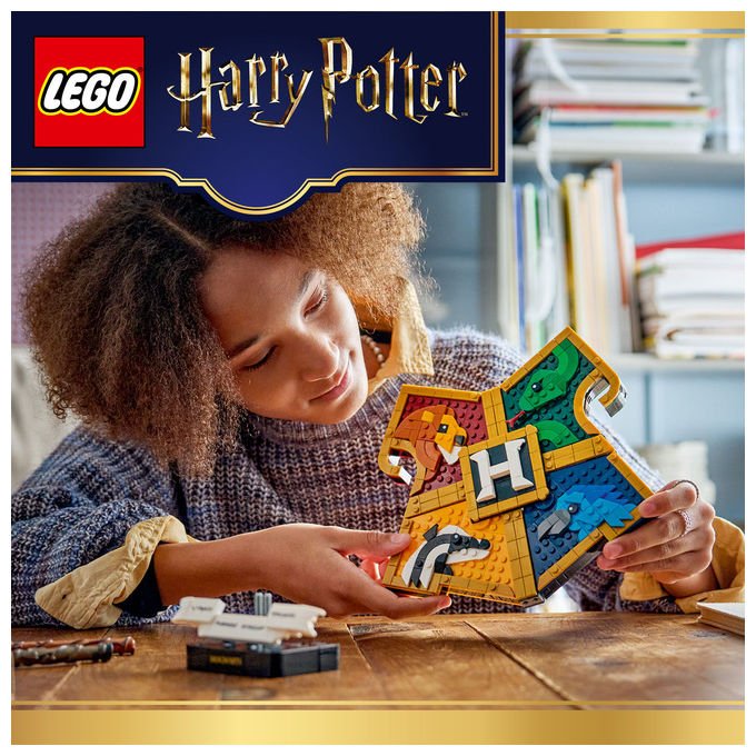 Lego 76462 Harry Potter Set da costruzione Stemma della Casa di Hogwarts 545 pezzi da 12 anni colore Multicolore