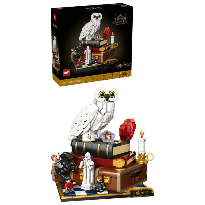 LEGO, Harry Potter 76466 Pietra Filosofale Edizione del Collezionista, Set da Collezione, 1571 Pezzi