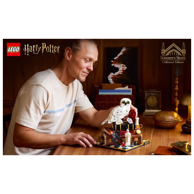 LEGO, Harry Potter 76466 Pietra Filosofale Edizione del Collezionista, Set da Collezione, 1571 Pezzi