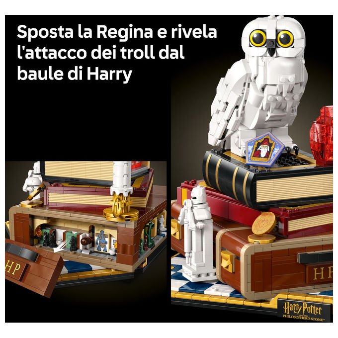 LEGO, Harry Potter 76466 Pietra Filosofale Edizione del Collezionista, Set da Collezione, 1571 Pezzi