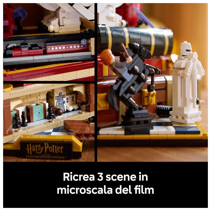 LEGO, Harry Potter 76466 Pietra Filosofale Edizione del Collezionista, Set da Collezione, 1571 Pezzi