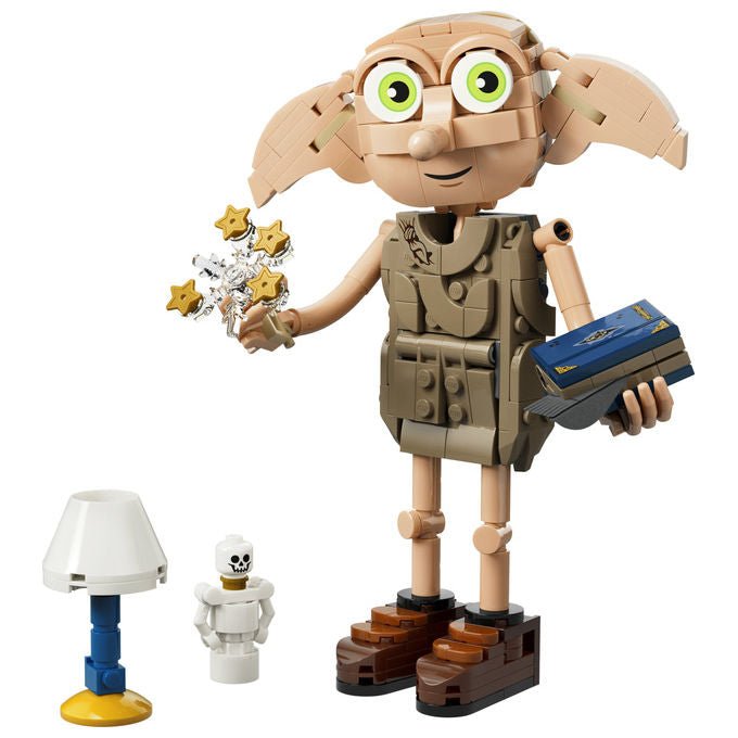 Lego 76469 Harry Potter Set di Costruzione 2 in 1 Dobby l'Elfo Libero e Kreacher Action Figure Snodabile 379 pezzi da 8 anni