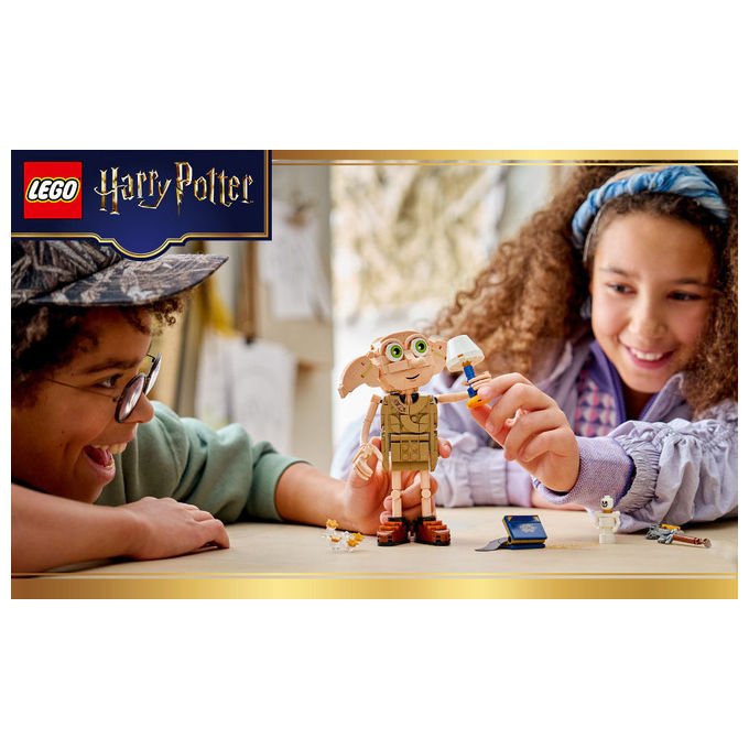 Lego 76469 Harry Potter Set di Costruzione 2 in 1 Dobby l'Elfo Libero e Kreacher Action Figure Snodabile 379 pezzi da 8 anni