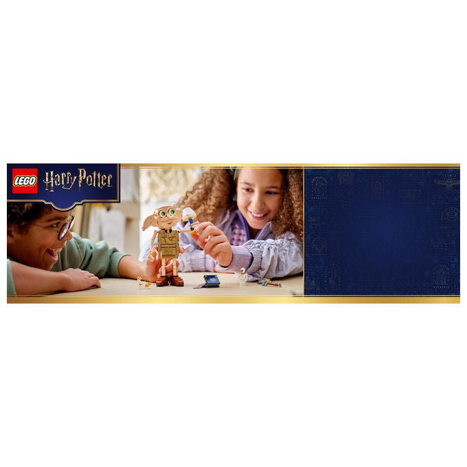 Lego 76469 Harry Potter Set di Costruzione 2 in 1 Dobby l'Elfo Libero e Kreacher Action Figure Snodabile 379 pezzi da 8 anni