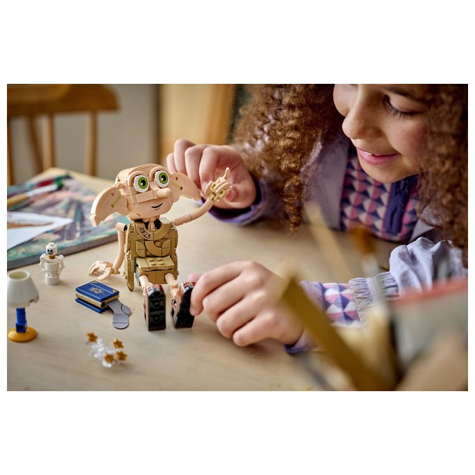 Lego 76469 Harry Potter Set di Costruzione 2 in 1 Dobby l'Elfo Libero e Kreacher Action Figure Snodabile 379 pezzi da 8 anni