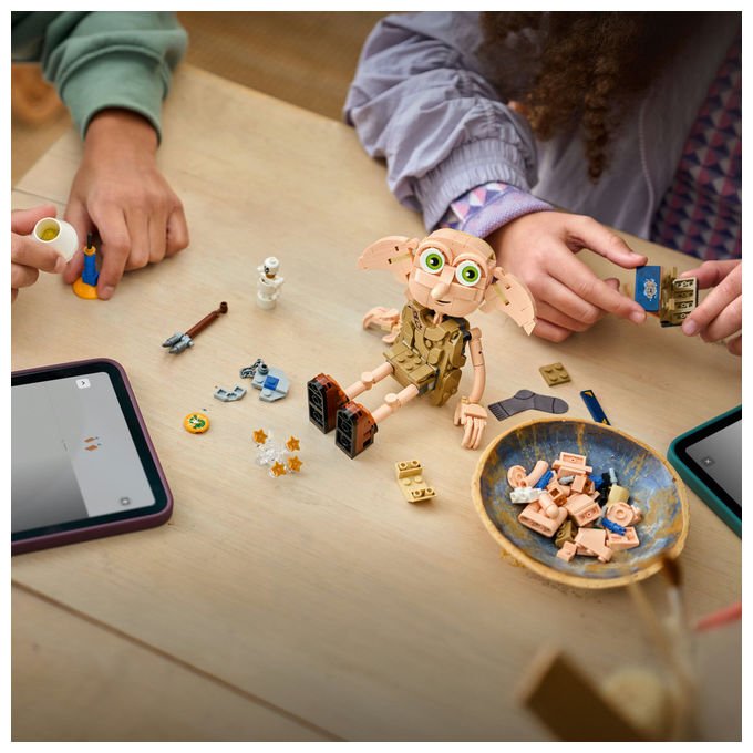 Lego 76469 Harry Potter Set di Costruzione 2 in 1 Dobby l'Elfo Libero e Kreacher Action Figure Snodabile 379 pezzi da 8 anni