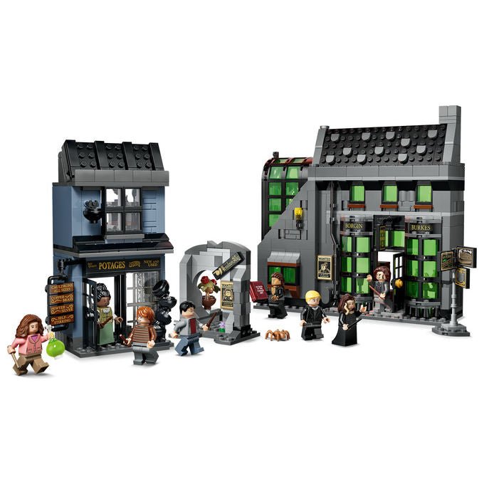 Lego 76471 Harry Potter Set Costruzioni Negozi di Magia di Notturn Alley 788 pezzi 8 Minifigure Patronus Cane di Ron