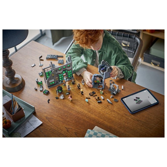 Lego 76471 Harry Potter Set Costruzioni Negozi di Magia di Notturn Alley 788 pezzi 8 Minifigure Patronus Cane di Ron