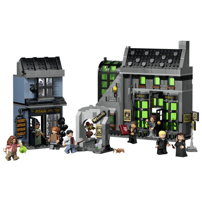 Lego 76471 Harry Potter Set Costruzioni Negozi di Magia di Notturn Alley 788 pezzi 8 Minifigure Patronus Cane di Ron