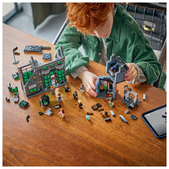 Lego 76471 Harry Potter Set Costruzioni Negozi di Magia di Notturn Alley 788 pezzi 8 Minifigure Patronus Cane di Ron