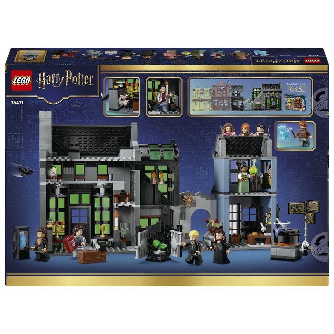 Lego 76471 Harry Potter Set Costruzioni Negozi di Magia di Notturn Alley 788 pezzi 8 Minifigure Patronus Cane di Ron