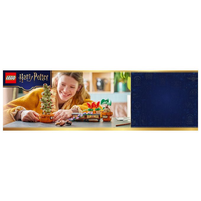 Lego 76474 Harry Potter Piante di Erbologia di Hogwarts Set da Costruzione 817 pezzi colore Multicolore