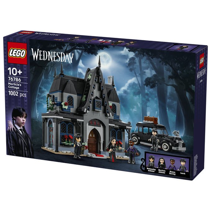 Lego 76786 Il Cottage di Morticia Set Costruzioni 1002 pezzi Da 10 anni colore Grigio