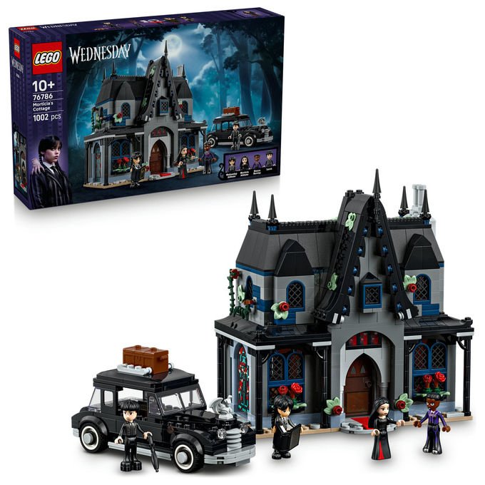 Lego 76786 Il Cottage di Morticia Set Costruzioni 1002 pezzi Da 10 anni colore Grigio