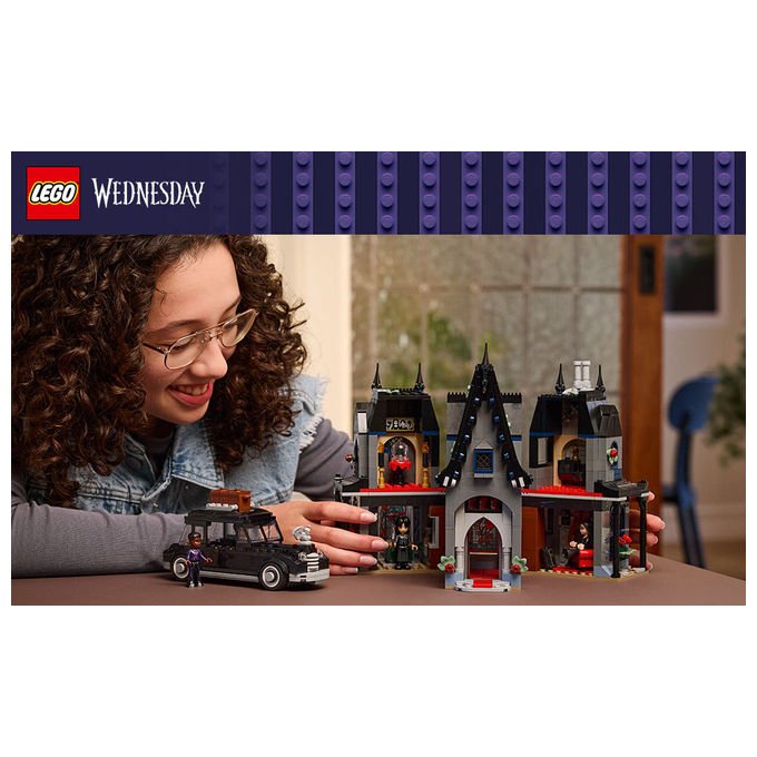 Lego 76786 Il Cottage di Morticia Set Costruzioni 1002 pezzi Da 10 anni colore Grigio