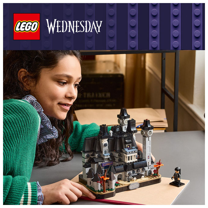 Lego 76788 LEGO Wednesday Set da costruzione con 890 pezzi per bambini 10+ colore Multicolore