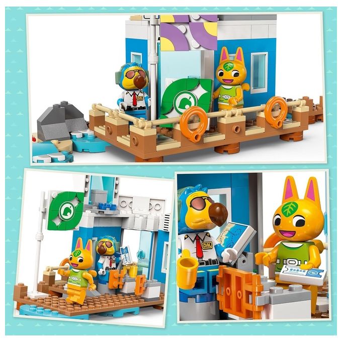 LEGO 77051 Animal Crossing Set da Costruzione con Aeroporto e Idrovolante Giocattolo 292 Pezzi colore Multicolore