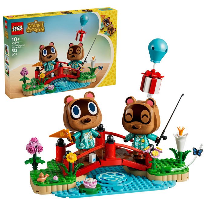 Lego 77059 Animal Crossing Set da Costruzione con 2 Personaggi Snodabili e 513 Pezzi colore Multicolore