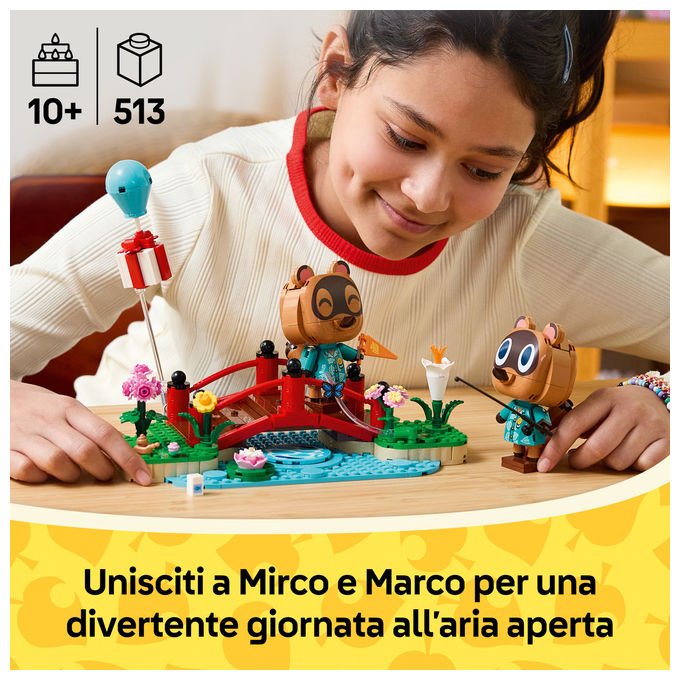 Lego 77059 Animal Crossing Set da Costruzione con 2 Personaggi Snodabili e 513 Pezzi colore Multicolore