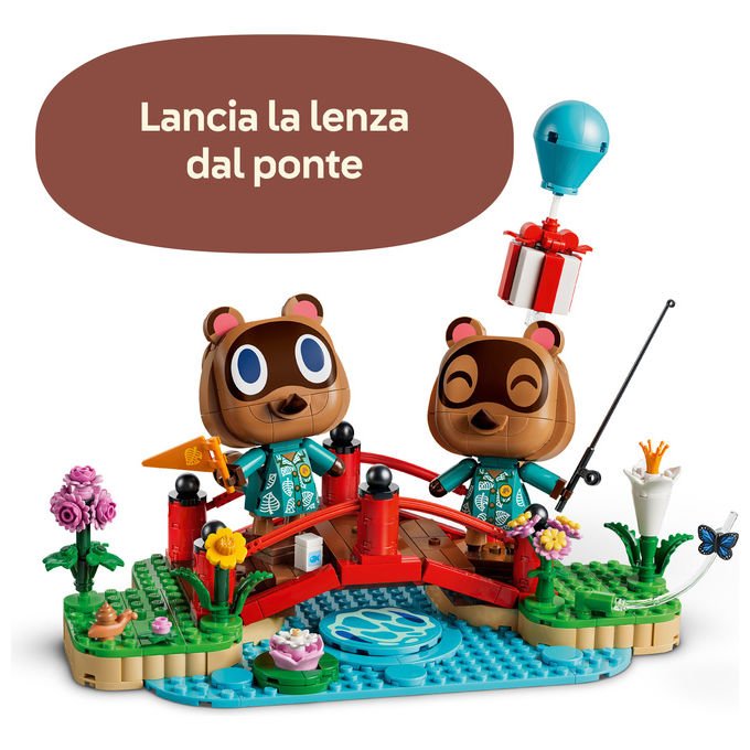 Lego 77059 Animal Crossing Set da Costruzione con 2 Personaggi Snodabili e 513 Pezzi colore Multicolore