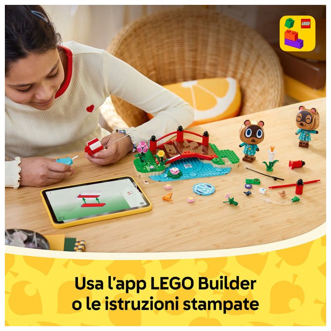 Lego 77059 Animal Crossing Set da Costruzione con 2 Personaggi Snodabili e 513 Pezzi colore Multicolore