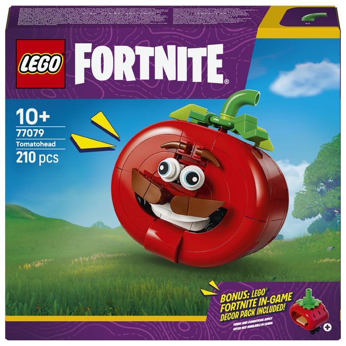 Lego 77079 Fortnite Testa di Pomodoro Set Costruibile 210 Pezzi con Ristorante Miniatura e Oggetto In-Game