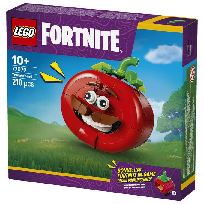 Lego 77079 Fortnite Testa di Pomodoro Set Costruibile 210 Pezzi con Ristorante Miniatura e Oggetto In-Game
