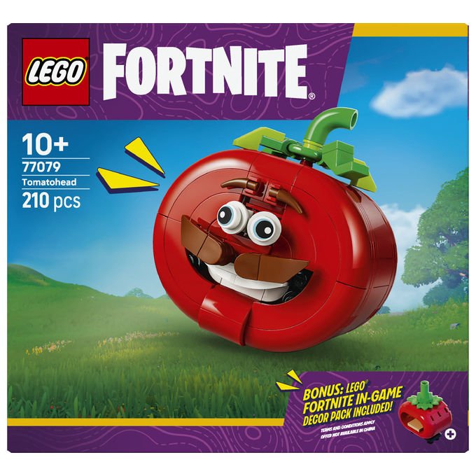 Lego 77079 Fortnite Testa di Pomodoro Set Costruibile 210 Pezzi con Ristorante Miniatura e Oggetto In-Game
