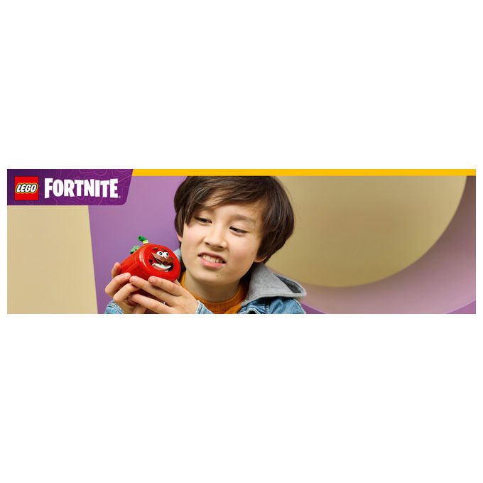 Lego 77079 Fortnite Testa di Pomodoro Set Costruibile 210 Pezzi con Ristorante Miniatura e Oggetto In-Game