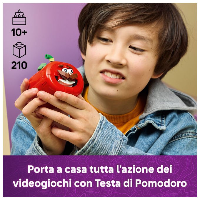 Lego 77079 Fortnite Testa di Pomodoro Set Costruibile 210 Pezzi con Ristorante Miniatura e Oggetto In-Game