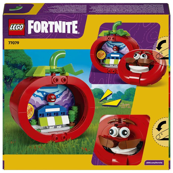 Lego 77079 Fortnite Testa di Pomodoro Set Costruibile 210 Pezzi con Ristorante Miniatura e Oggetto In-Game