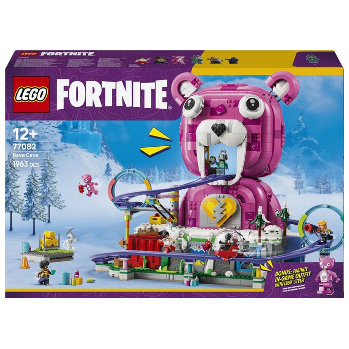 Lego 77082 Fortnite Tana Strana Set Costruzioni 1963 Pezzi 6 Minifigure per Bambini da 12 Anni