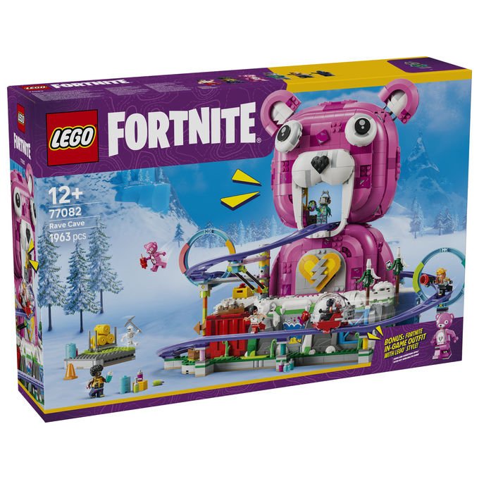 Lego 77082 Fortnite Tana Strana Set Costruzioni 1963 Pezzi 6 Minifigure per Bambini da 12 Anni