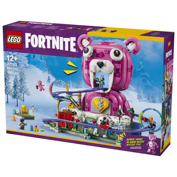 Lego 77082 Fortnite Tana Strana Set Costruzioni 1963 Pezzi 6 Minifigure per Bambini da 12 Anni