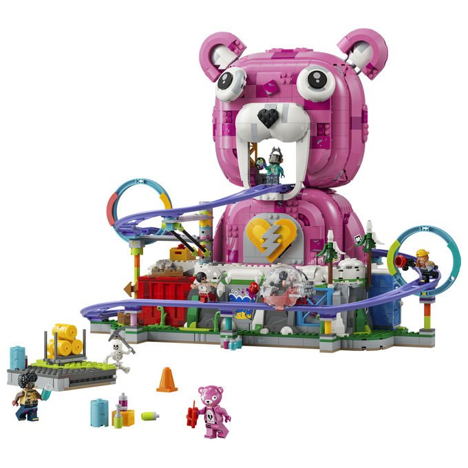 Lego 77082 Fortnite Tana Strana Set Costruzioni 1963 Pezzi 6 Minifigure per Bambini da 12 Anni