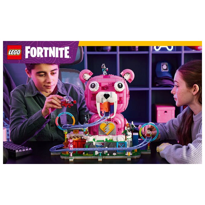 Lego 77082 Fortnite Tana Strana Set Costruzioni 1963 Pezzi 6 Minifigure per Bambini da 12 Anni