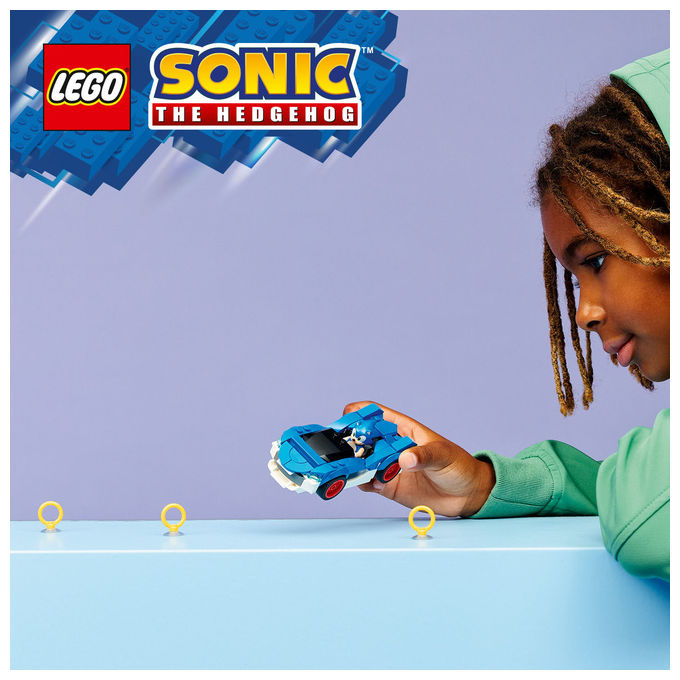 Lego, Sonic Speedster Lightning 77117, Auto da Corsa, Sonic the Hedgehog