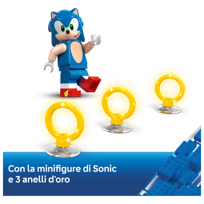 Lego, Sonic Speedster Lightning 77117, Auto da Corsa, Sonic the Hedgehog