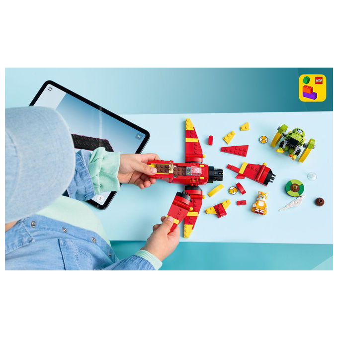 Lego 77119 Sonic the Hedgehog Set da Costruzione Tornado-1 di Tails con 2 Personaggi e Smeraldo del Caos 310 Pezzi colore Multicolore