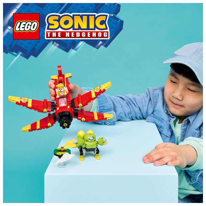 Lego 77119 Sonic the Hedgehog Set da Costruzione Tornado-1 di Tails con 2 Personaggi e Smeraldo del Caos 310 Pezzi colore Multicolore