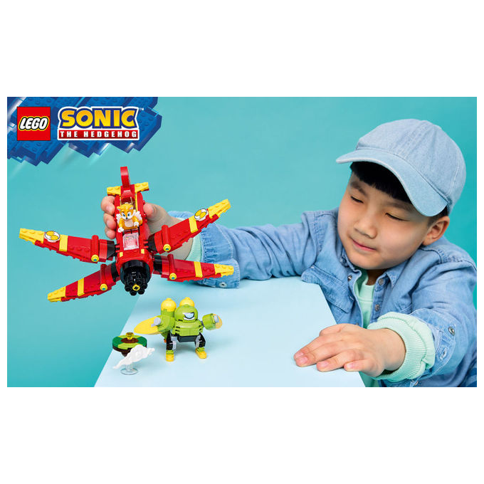 Lego 77119 Sonic the Hedgehog Set da Costruzione Tornado-1 di Tails con 2 Personaggi e Smeraldo del Caos 310 Pezzi colore Multicolore