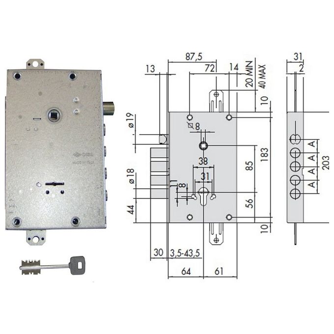 Cisa 57515-48-0 Serr D-m Sag Blind Int28
