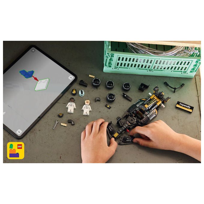 Lego 77252 Speed Champions Auto da Corsa Team APXGP di F1: Il Film 268 pezzi 2 minifigure colore Nero