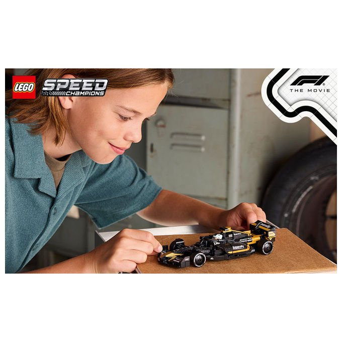 Lego 77252 Speed Champions Auto da Corsa Team APXGP di F1: Il Film 268 pezzi 2 minifigure colore Nero