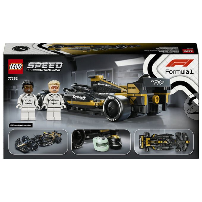 Lego 77252 Speed Champions Auto da Corsa Team APXGP di F1: Il Film 268 pezzi 2 minifigure colore Nero