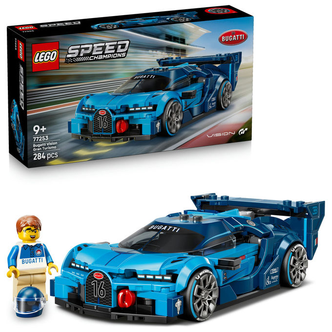 Lego, Bugatti Vision Gran Turismo, Auto Sportiva, Speed Champions, 284 Pezzi