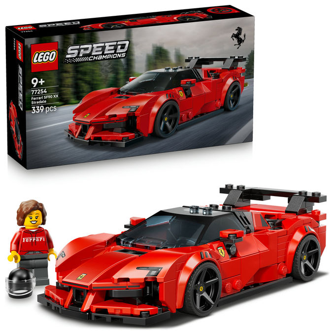 Lego, Ferrari SF90 XX Stradale Speed Champions, Set Costruzioni, 339 Pezzi