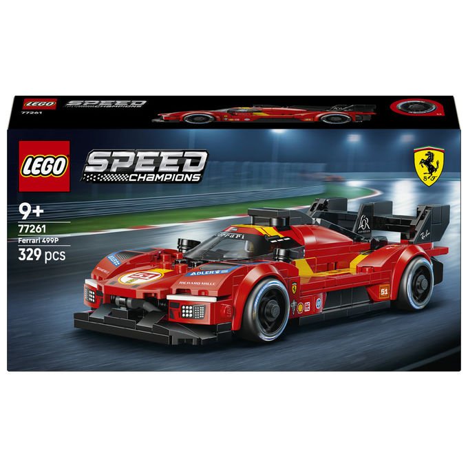 Lego 77261 Speed Champions Set costruzioni Ferrari 499P con Minifigure Pilota 329 pezzi da 9 anni
